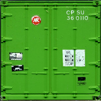 [CP Ships 20' Corrugated-Side Container]