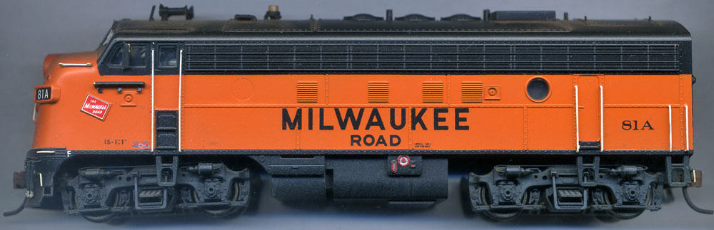 [Milwaukee Road EMD F-7A Locomotive #81A]